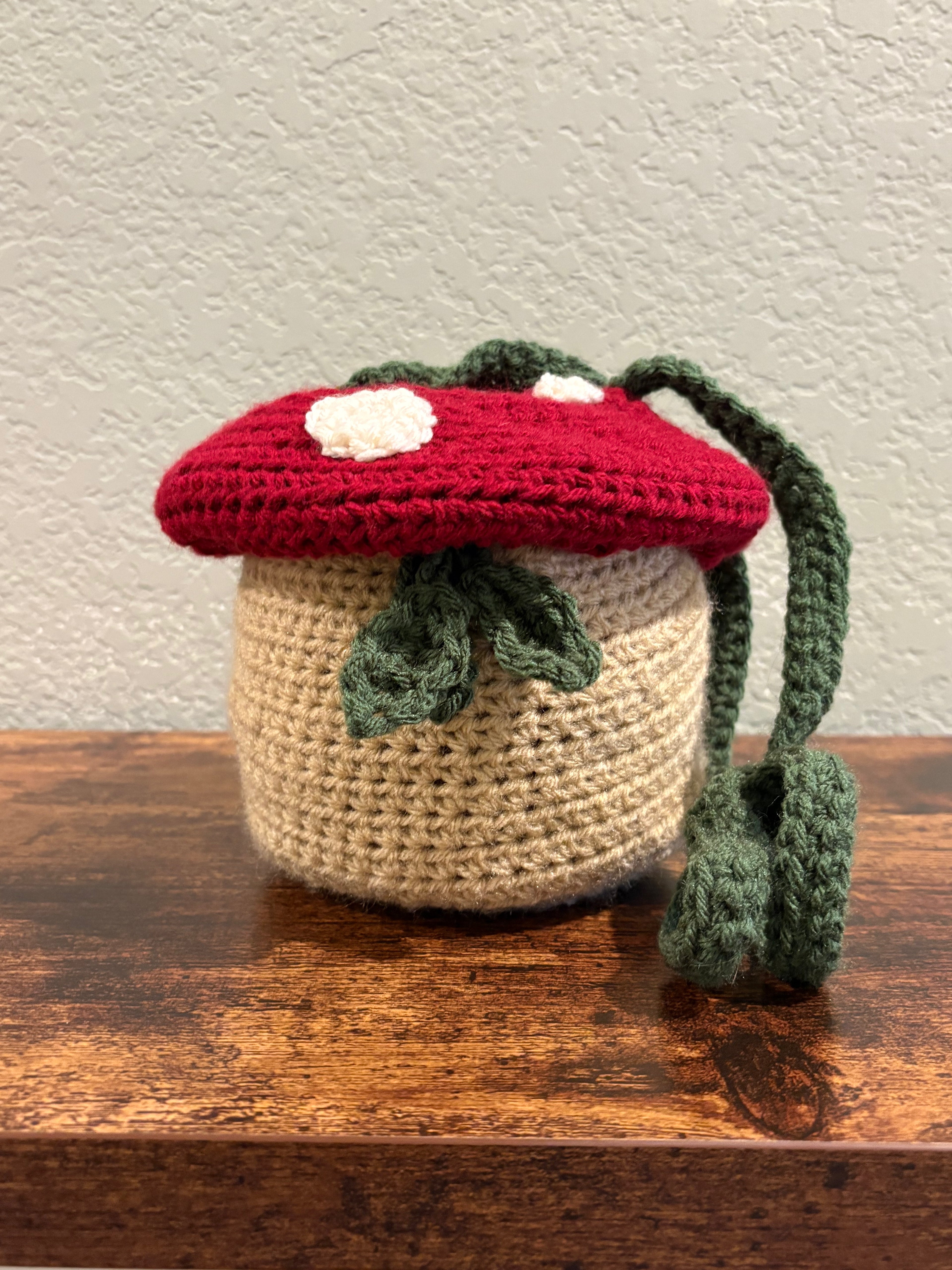 Lil' Shroom Crochet Bag